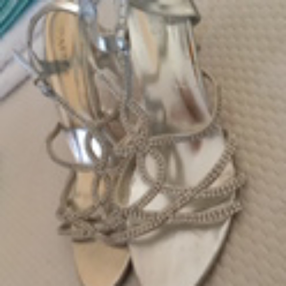 Silver heels
